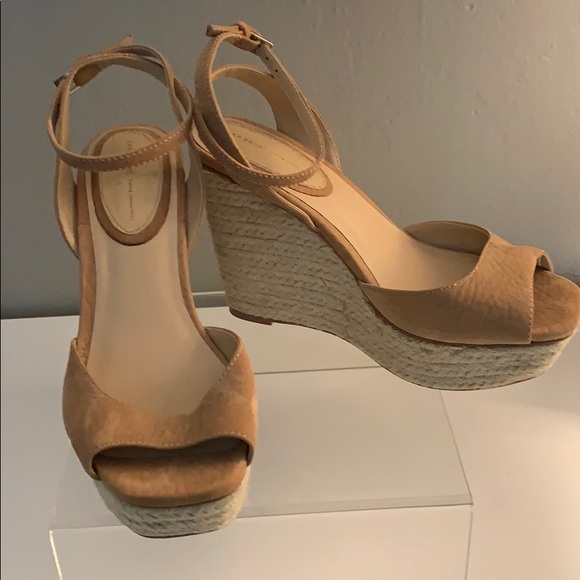Suede Zara espadrille wedges